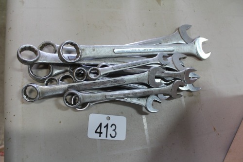 ASSORTMENT OF FLAT WRENCHES