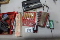 SOLDERING GUN, SCULPT CHISELS, CALIPERS, EASY OUTS