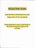 REGISTRATIONS