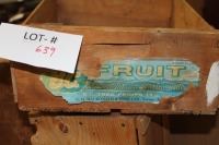 wooden fruit box