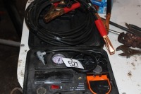 PORTABLE AIR COMPRESSOR, BOOSTER CABLES