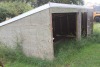 10' X 16' CALF SHELTER W/ METAL ROOF