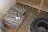 BOX OF WIRE SHELVING