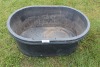 2 - 50 GAL. RUBBER TUBS (HOLES DRILLED IN BOTTOM)