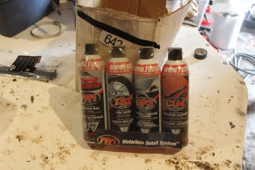 6 CANS OF CAR DETAIL SUPPLIES