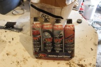 6 CANS OF CAR DETAIL SUPPLIES