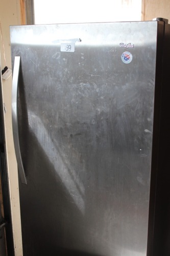 WHIRLPOOL STAINLESS STEEL FRIDGE