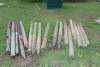 18 - 3" - 4" FENCE POSTS