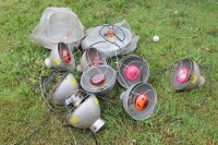 9 HEAT LAMPS