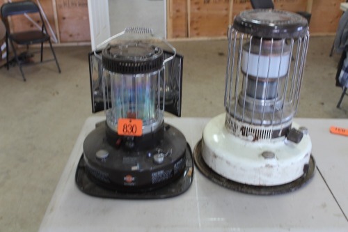 2 - KEROSENE HEATERS (1 NEW - 1 USED)