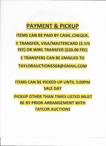 PAYMENT & PICKUP