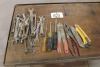 ASSORTMENT OF FLAT WRENCHES, SCREWDRIVERS, PLIERS