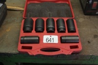 AXLE NUT METRIC SOCKET SET 29MM - 38MM