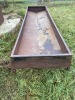 2 - 10' METAL FEED TROUGHS