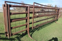 18' PIPE PANEL 2 7/8" - 5 BAR W/ 3 - 14' WIRE GATES