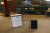 BATTERY STAND, GOODYEAR DISPLAY CASE, PHILLIPS LIGHT BULD CASE
