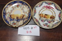 2 collector plates "Lapis Radiance", "Golden Glory"