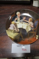 Norman Rockwell "The Gourmet" collector plate