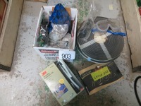 WEATHER STRIPPING, ADHESIVE BUFFER DISKS, N95 MASKS, SAFETY GLASSES, EAR PLUGS