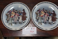 2 collector plates "The Carollers"