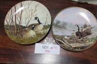 2 collector plates "Nesting", "At the Nest"