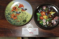 2 collector plates "Saskatchewan Prairie Lillies"