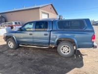 2002 DODGE DAKOTA SPORT 4 X 4 CREW CAB (NOT SAFTIED)