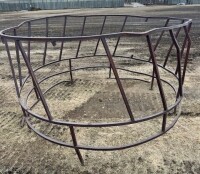 ROUND BALE FEEDER (MISSING SOME TUBING UPRIGHTS)