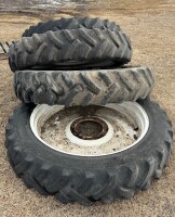 4 - 12.4 X 42 SPRAYER TIRES W/RIMS