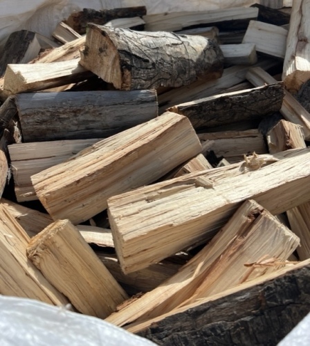 MINI BULK BAG OFSPLIT FIREWOOD