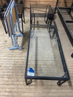 METAL/GLASS COFFEE & END TABLES