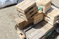 15 - 10" X 10" ASSORTED BLOCKS W/ STRAPS