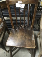 wooden chair (military)