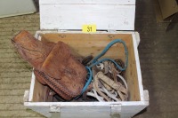 TACK BOX W/ ASSORTED TACK