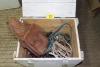 TACK BOX W/ ASSORTED TACK