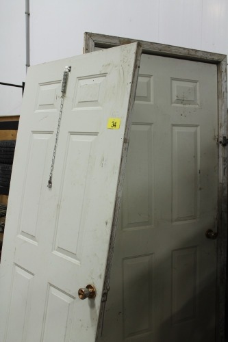 2 - EXTERIOR DOORS W/ FRAME