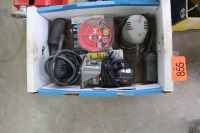 2 - SANDERS, PORTER CABLE ROUTER, SANDING PADS