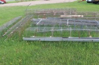 ASSORTMENT OF 12 CHICKEN CAGES W/ WATERING SYSTEMS