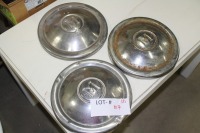 3 "M" hubcaps