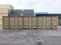 40' STORAGE CONTAINER W/ 4 SETS OF SIDE ENTRY DOORS