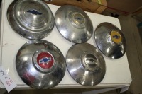 5 chevy hubcaps