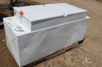 DUAL COMPARTMENT SKID TANK W/TOOL BOXES