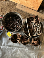 Assortment of pins and bolts