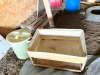 Homemade water trough and garbage bin