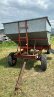 Galvanized hopper wagon