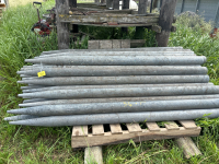 54-7 ft recycled plastic fence posts