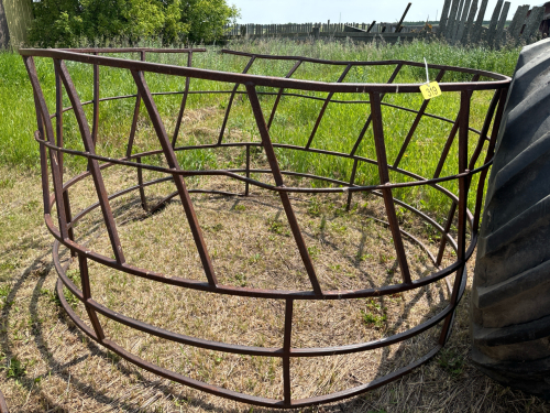 1- round bale feeder