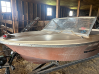 Pererborough 14ft fibreglass boat