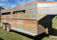 Norbert 18 ft gooseneck stock trailer