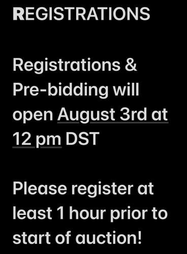 Registrations